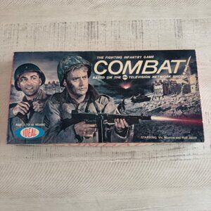 1963 Ideal Combat! Board Game — Complete — Vintage Military Strategy Game